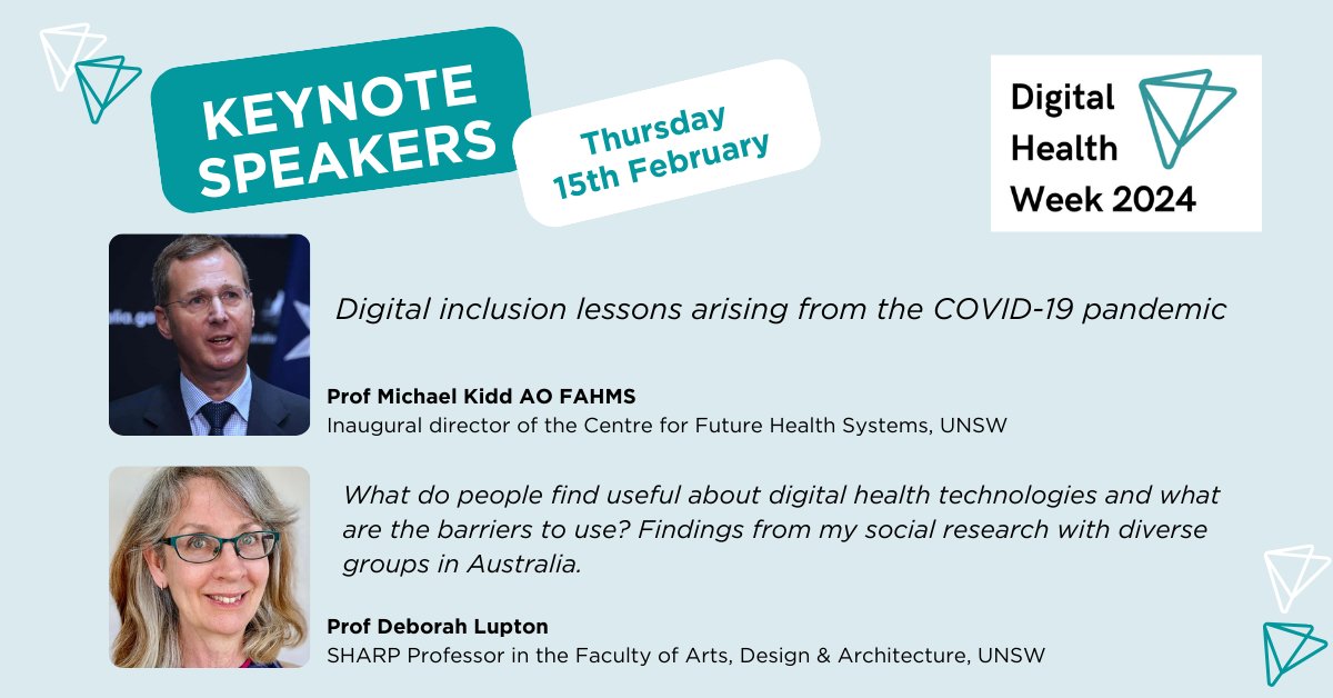 📢Get ready for #DigitalHealthWeek24 starting next Tues 13th Feb

🌐The theme this year is #InclusivebyDesign featuring an incredible lineup of speakers

🔗Register and join the conversation on shaping a more inclusive future for healthcare

bit.ly/3RGwTTu