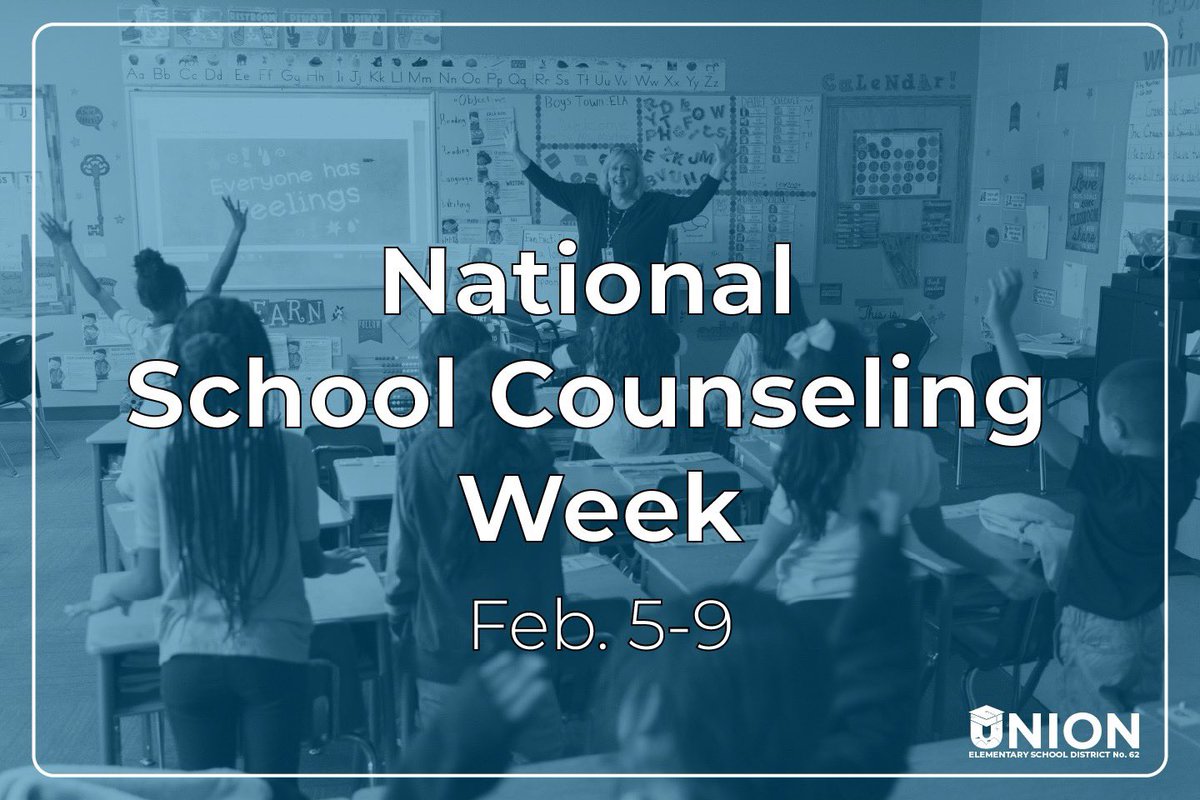 It’s National School Counseling Week! This week highlights the tremendous impact school counselors can have in helping students achieve school success and plan for career and life. Thank you to our counselors for all you do for our students! #UnionInspires