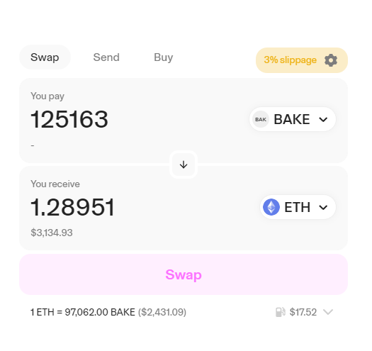 VerbitWile's tweet photo. $BAKE airdrop https://t.co/K1QfufM5s5 https://t.co/8p4hvmcBGl