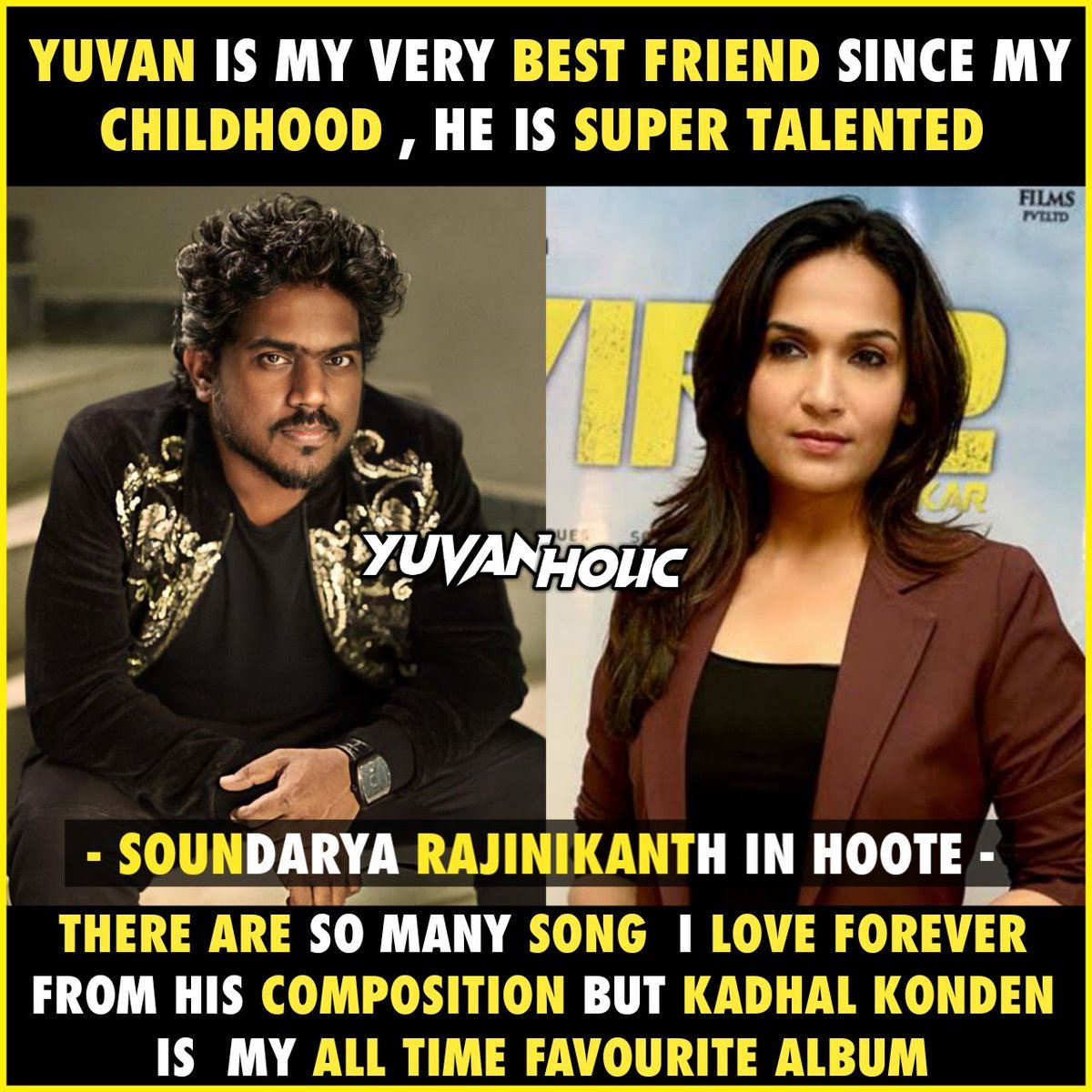 #SoundaryaRajinikanth #Yuvan