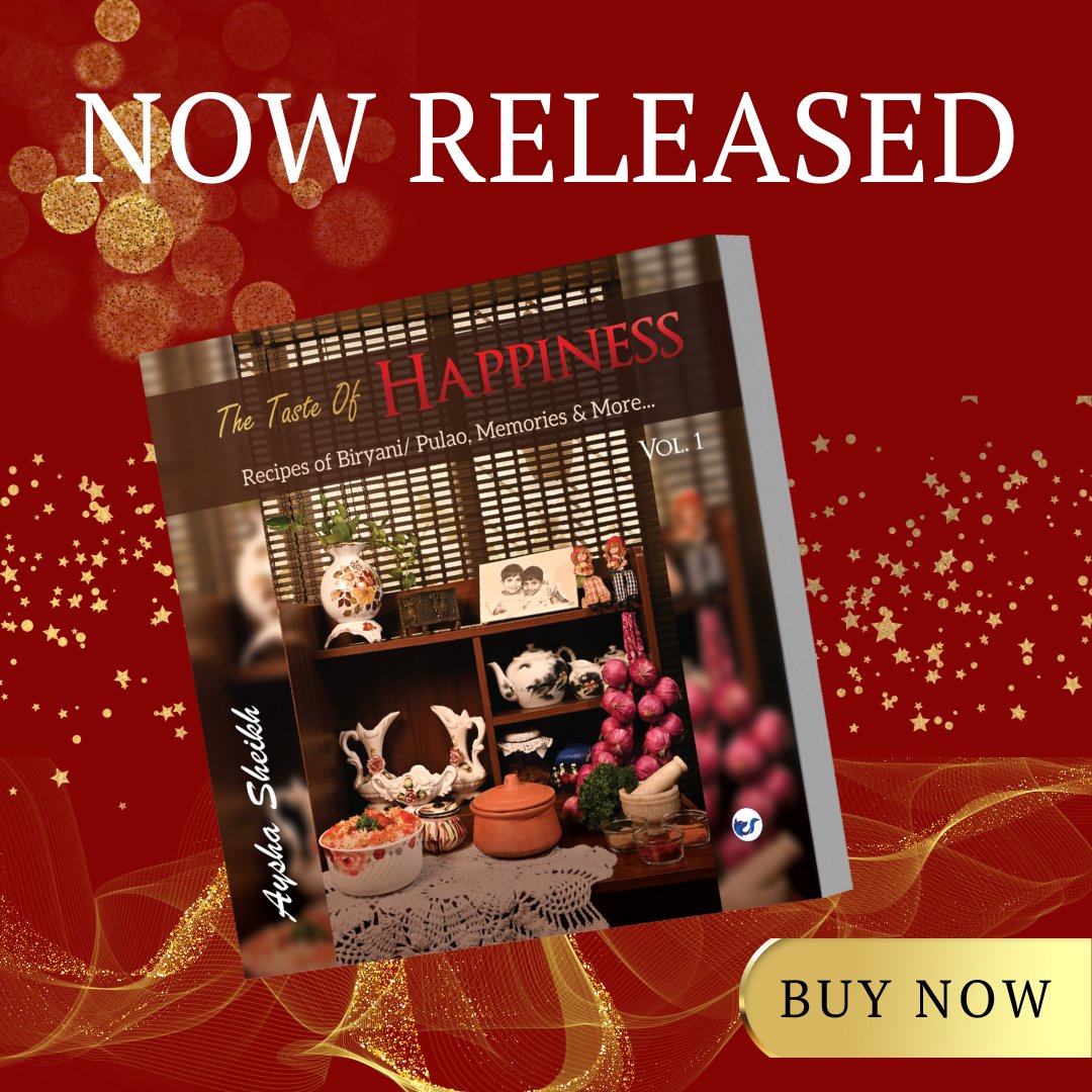 Indulge in the rich flavors of biryanis and pulao with 'The Taste Of Happiness' by Aysha Sheikh. 
Amazon: amzn.eu/d/7HkxfBk
Ziffy Bees: ziffybees.com/product/the-ta…
#TheTasteOfHappiness #GoanCuisine #cleverfoxpublishing #cookbook #booklover #ziffybees #coffeetablebook