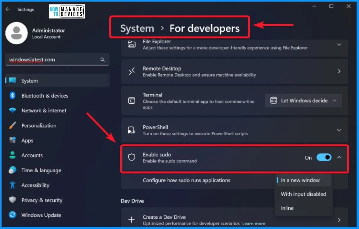 htmdcommunity's tweet photo. [New Post] 🎆Microsoft Latest Addition Sudo for Windows - https://t.co/qYJx7GpqR4
👉Windows 11 Insider Preview Build 26052
👉Future Plans for Sudo for Windows
👉How Does Sudo for Windows Work?
👉Supports Different Configuration Options
#Windows11 #Windows #HTMDCommunity https://t.co/aPx3eeGW9m
