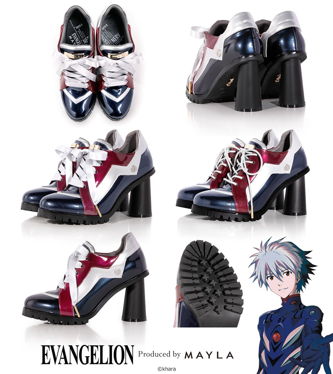 渚カヲル をイメージしたヒールスニーカー ▽2/16（金）17:00 予約開始