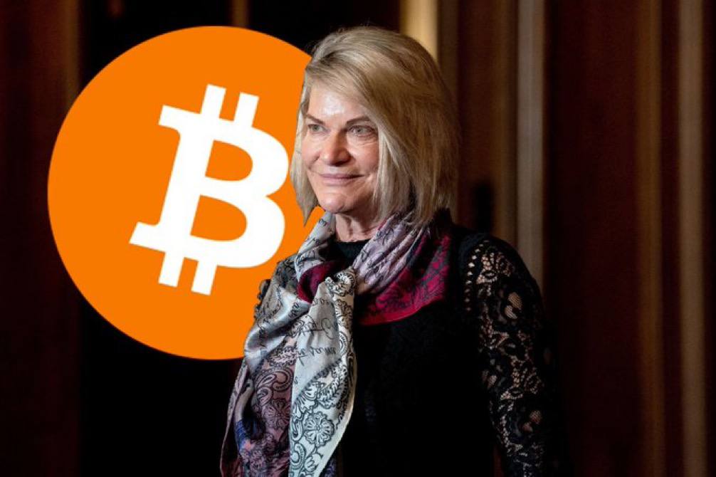 JamesCrypto110's tweet photo. JUST IN: 🇺🇸 US Senator Cynthia Lummis says #Bitcoin  has elements of money that is "superior to fiat money."

It will "eventually become a means of exchange." https://t.co/M6vjf4Iy4l