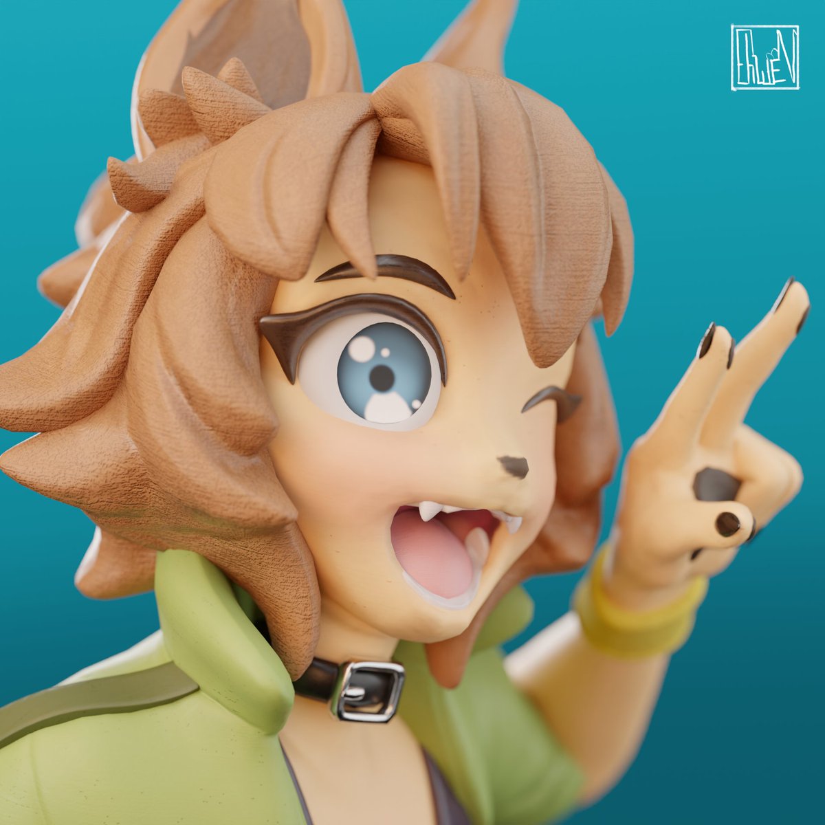 Ehwenn's tweet photo. Special thanks to @PoltFan69 for commissioning this awesome project! She turned out awesome! https://t.co/B3VFXF3VGF
