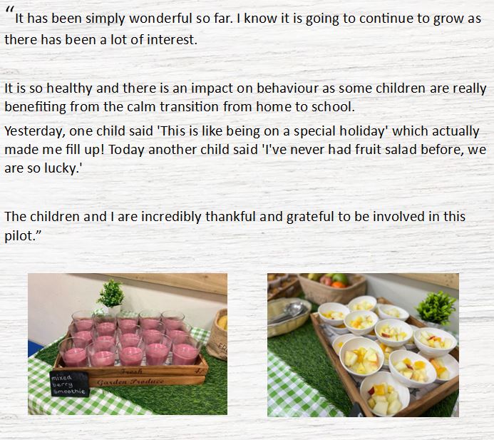 We have been touched by the lovely feedback and comments received from the Headteacher & children @BurtonGreen_Pri on the impact of the #freebreakfast being provided through the @TwoRidingsCF #yorkhungryminds pilot. @saraexley  @HopeSentamuLT