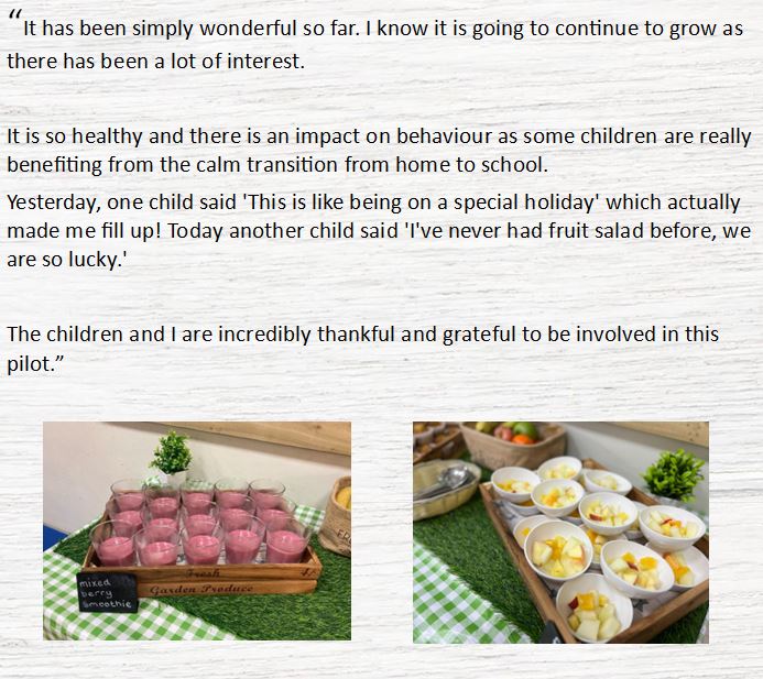 We have been touched by the lovely feedback and comments received from the Headteacher &amp; children <a href="/BurtonGreen_Pri/">Burton Green Primary School</a> on the impact of the #freebreakfast being provided through the <a href="/TwoRidingsCF/">Two Ridings Community Foundation</a> #yorkhungryminds pilot. <a href="/saraexley/">Sara Exley 👩‍🍳</a>  @HopeSentamuLT