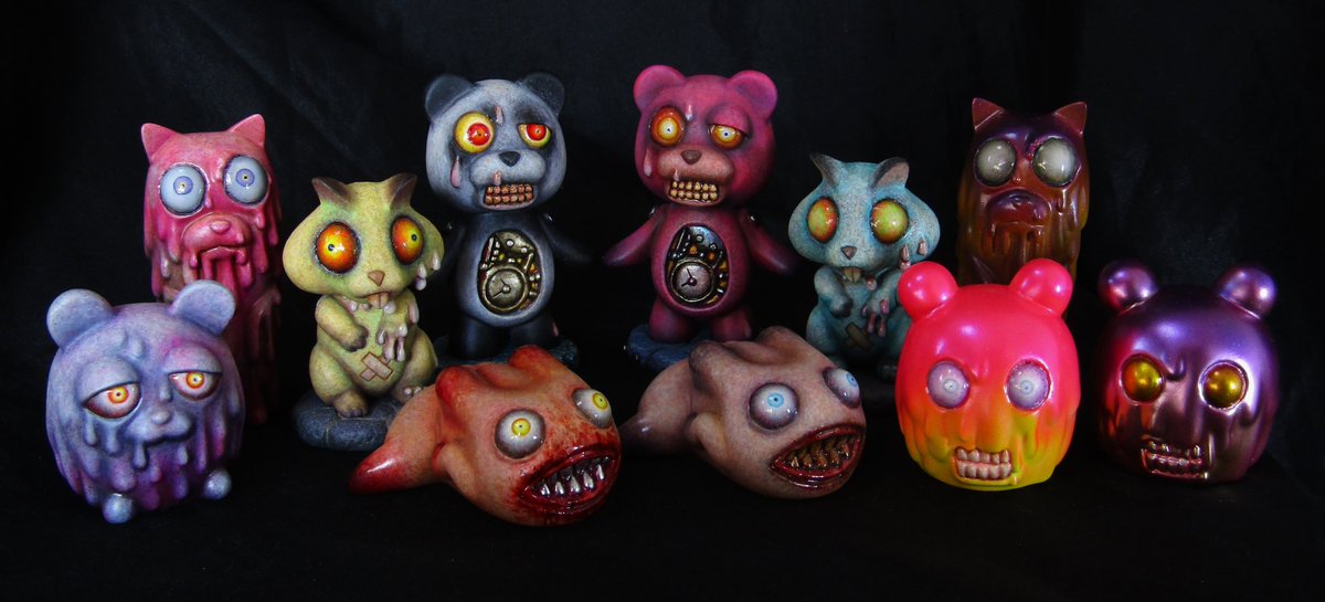 guttiwuts_'s tweet photo. ワンフェス2024冬、告知です。
【新作】クロウルシング
　　　　￥1,000
              全長55mm　1パーツ

【再販】リトルベアマシーン　 　　　　
　　　　￥2,000 　
　　　　全高70ｍｍ　2パーツ  

エポキシパフェ 5-06-18

ここ2年程の過去作の塗装見本品も展示予定です。
#WF2024W https://t.co/nwqUSxRFvb