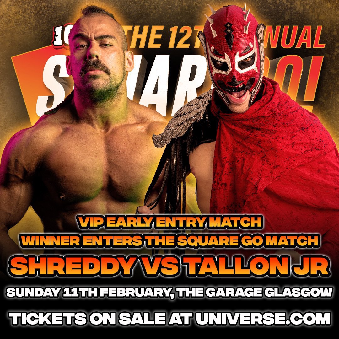 Tallon_JR's tweet photo. This weekend! ➡️

Today - @DiscoWrestling in Edinburgh 

Sunday - @InsaneChampWres in Glasgow https://t.co/MxOnYKwhLB