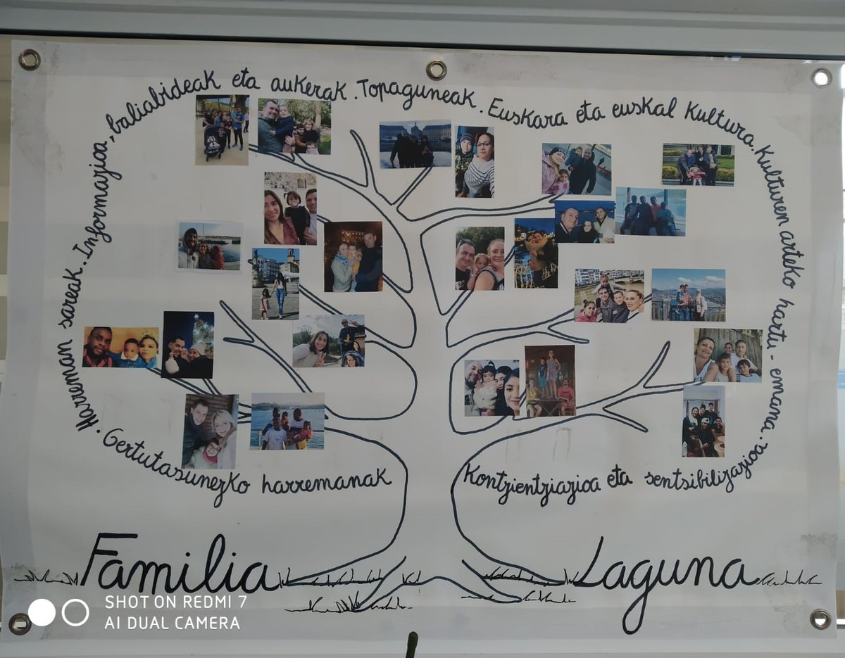 Errenteriako eta Andoaingo  Familia Lagunaren proiektuan parte hartzen duten familiak  beraien zuhaitzak zintzilikatu dituzte. Hermosa excusa para disfrutar juntas de la actividad. Ederra! #inklusioa #kulturaniztasuna #dibertsitatea #familia #laguntasuna Errenteriako liburutegia