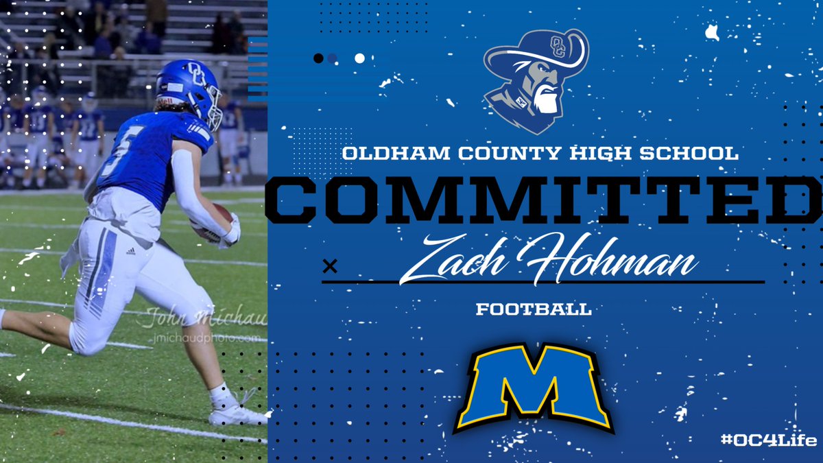 Congratulations to Zach Hohman who will sign his letter of intent today to continue his academic and athletic career next year at Morehead State University.  Thank you for all you have done for Colonel Nation the past four years!