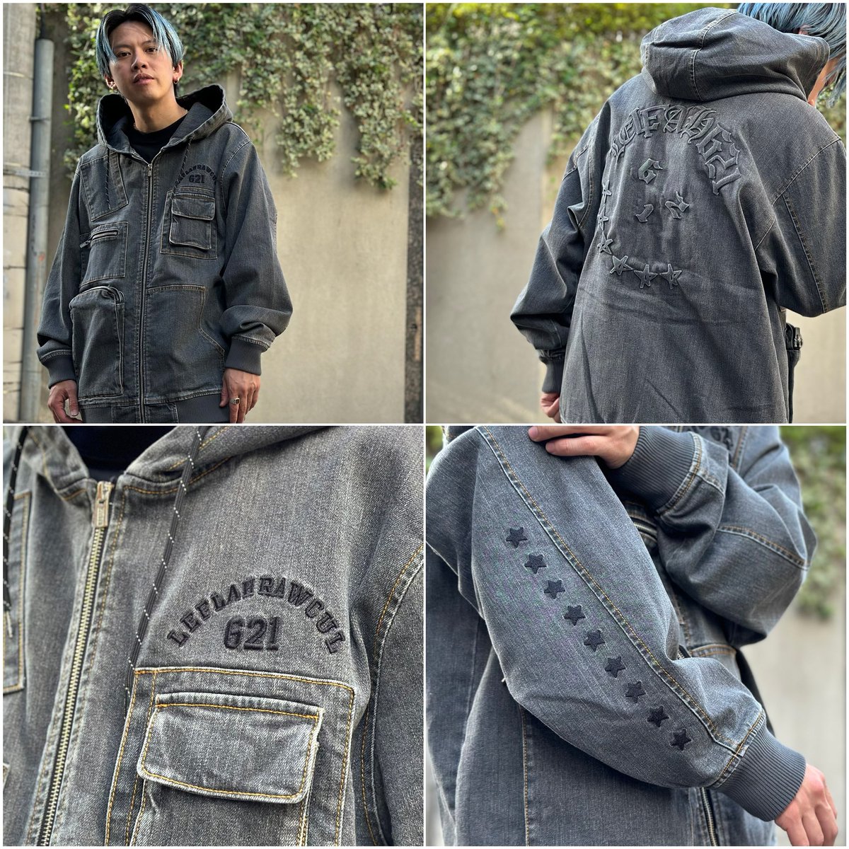 LEFLAH_TOKYO's tweet photo. 【New Release Info】

2/10(土)より
24SS新作アイテムの
店頭通常販売を
LEFLAH各店にて開始します

▪︎エンボスデニムフードジャケット

color : BLU, BLK

size : M, L, XL, XXL

⬇️詳細はこちらから⬇️
【https://t.co/YWJ39k6iHz】

#LEFLAH
#レフラー https://t.co/dPZup5Cedu