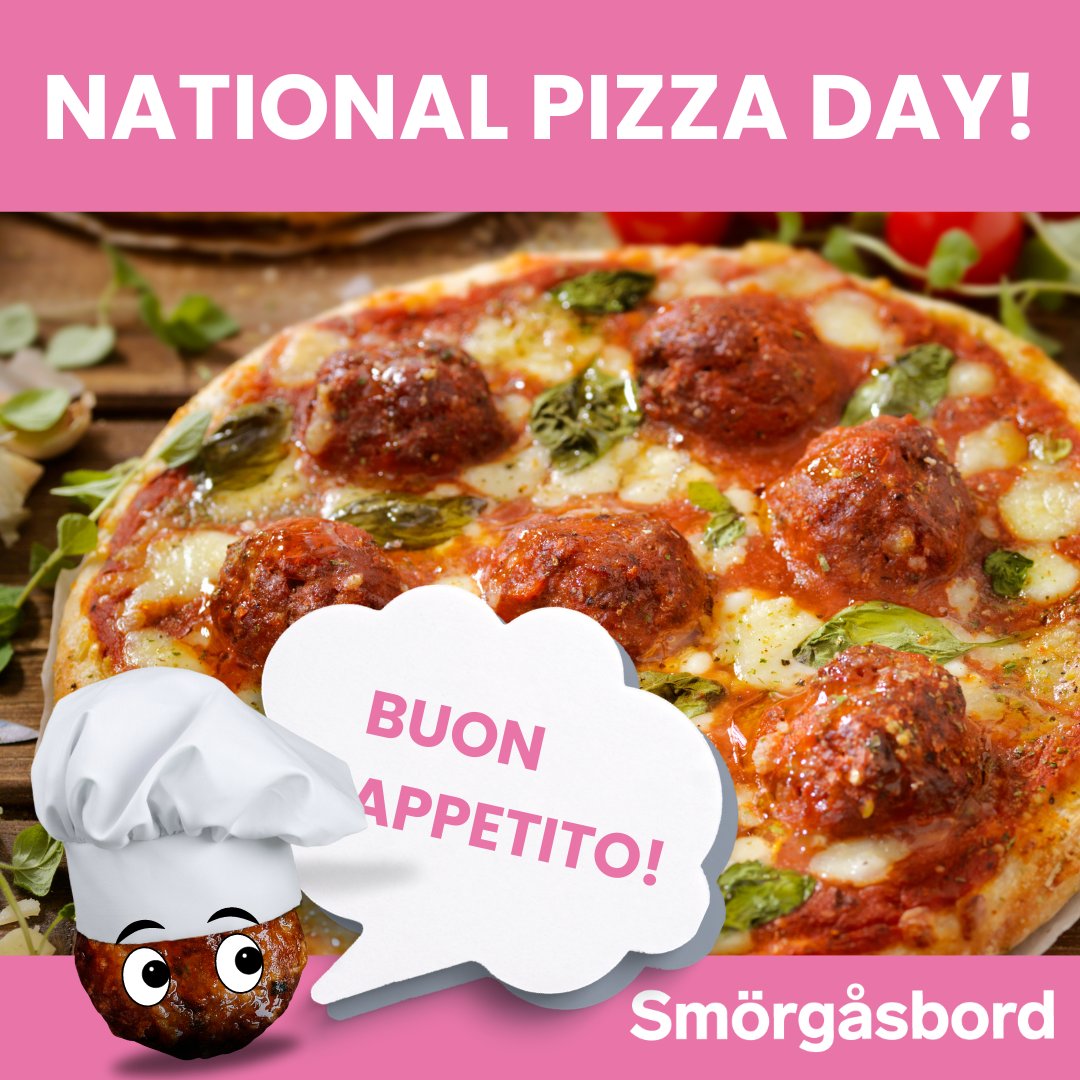 SmorgasbordFood's tweet photo. Happy National Pizza Day! 🍕🍝 Celebrate with our meatball-inspired pizzas - from Meatball Calzones to Spicy Mini Pizzas and Pizza Bakes. A meatball twist on every slice! #NationalPizzaDay #MeatballPizza #CalzoneCraze #HaveSomeBalls https://t.co/NseZm1sri3