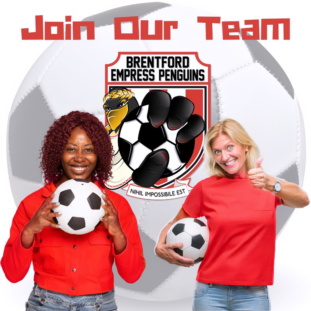 brentfordpengui's tweet image. 🐧Join our team!👑

🗓️Every Thursday 
🕦 10:30am - 11:30am 
💰£6 per session 
📍 Gunnersbury Park 

Email Vickie &amp;amp; Allan for more information: brentfordpenguinsfc@gmail.com

#womensfootball #walkingfootball #keepfit #friends #Team #fun #Brentford #Kew #Gunnersbury #Chiswick