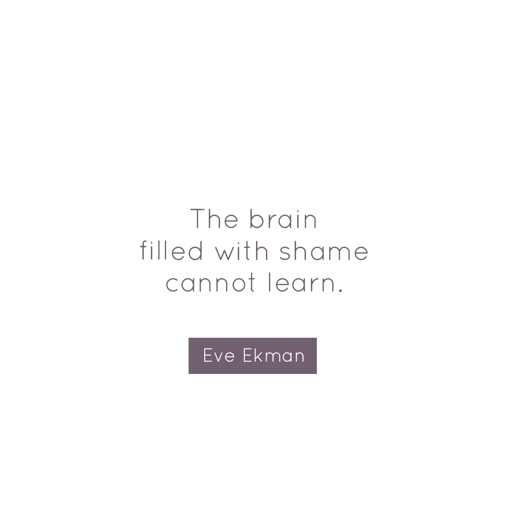 I quote this quite often in my teaching, it is so helpful to remember again and again. Thank you, Eve Ekman.
