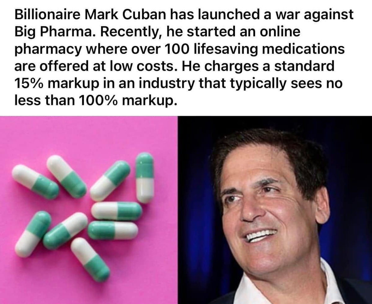 Wealth being put to good use kudos to Mark Cuban.