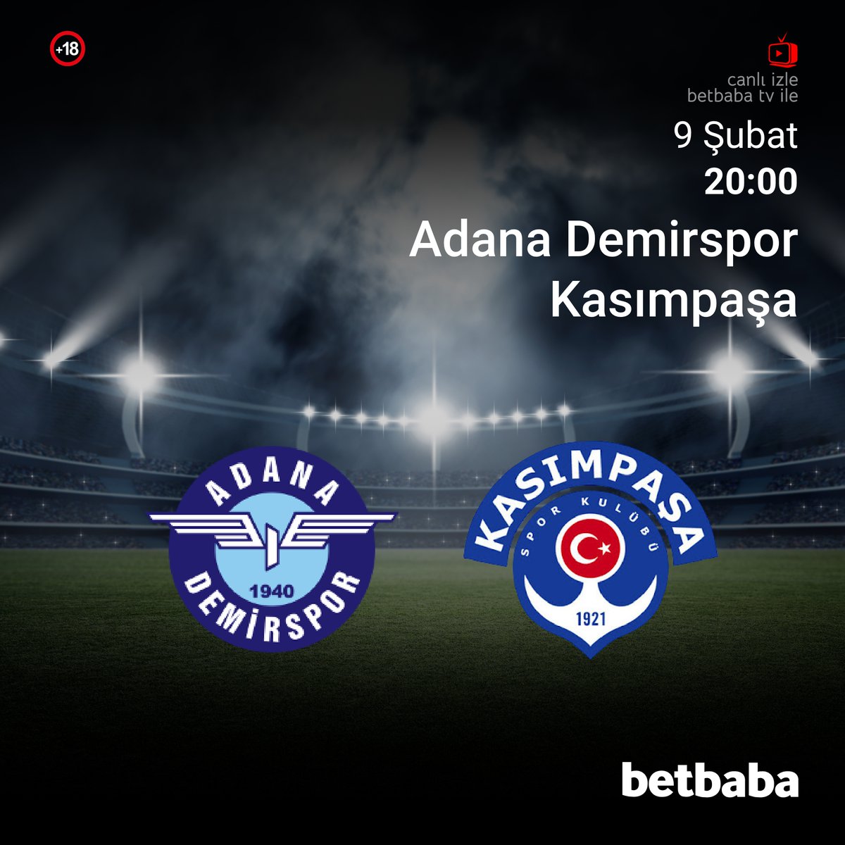 Günün Maç Keyfini Betbaba TV'de #Canlı İzle!

Adana Demirspor 🆚 Kasımpaşa
🗓️09.02.2024
⏰20:00

➡️bit.ly/uyeolbetbaba
➡️t.me/BetbabaTr1
➡️x.com/BetBaba__TR
📺bit.ly/betbabatv

#canlılink #canlıtv #betbaba #Spor #bahis #kupon #süperlig #ADSvKAS