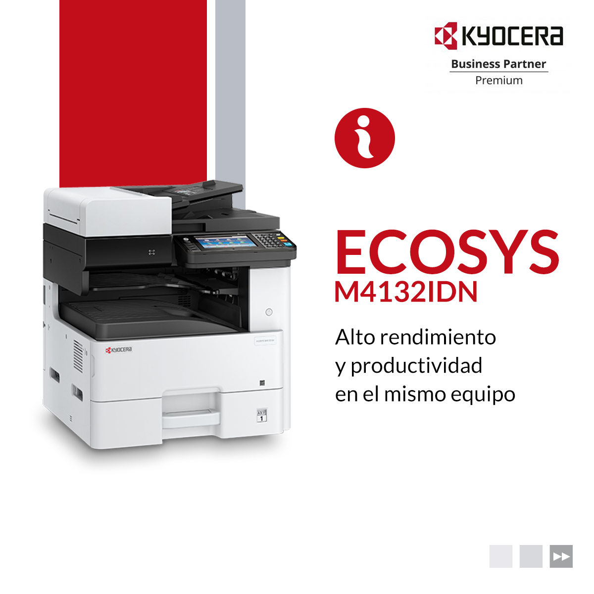 infocopy's tweet photo. Descubre la Innovación en Impresión: Nuestra impresora ECOSYS M4132 IDN eleva la calidad y eficiencia al siguiente nivel. ¿Listo para experimentar la revolución en impresión? ¡Visita https://t.co/lsyk7m0eIS y transforma tu forma de imprimir! 🖨️✨
#InnovaciónEnImpresión #Infocopy https://t.co/Zmvj6CILoC