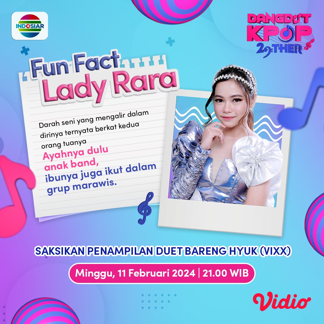 Rara seberbakat itu karna darah seninya mengalir dari kedua orang tuanya guys 😻

Idolanya siapa nih?? #DangdutKpop29ther