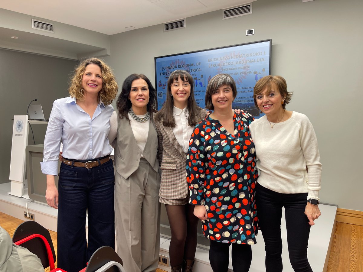 ColEnfBizkaia's tweet photo. Ayer estrenamos la I Jornada Regional de Enfermería Pediátrica en Bizkaia. 🏥👶
La jornada se organizó con la @AEEPenfermeria y contó con Isabel María Morales, Pdta. de la AEPP, e Inmaculada Moro Casuso, Dirección General de @osakidetzaEJGV .
¡Atentas para las siguientes!🤗 https://t.co/HOIgZAnqGM