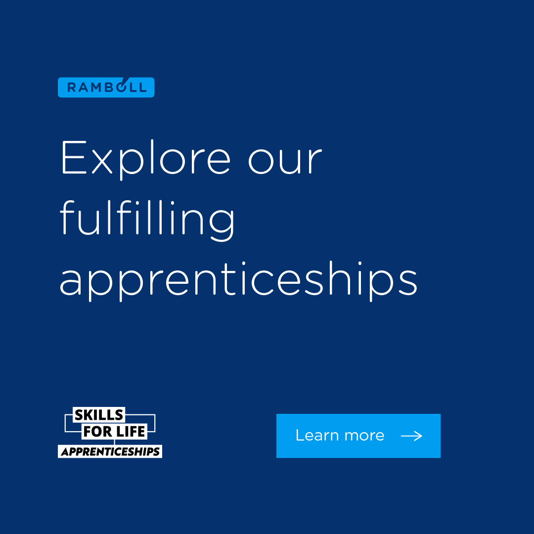 As we near the end of National Apprenticeship Week, Dan Aston shares his pathway to finding out what he was passionate about after he left school at 16.​
​​
Learn about his journey and Ramboll apprenticeships: ramboll.com/en-gb/apprenti…​

#NAW #SkillsForLife #InvitingBrightMinds