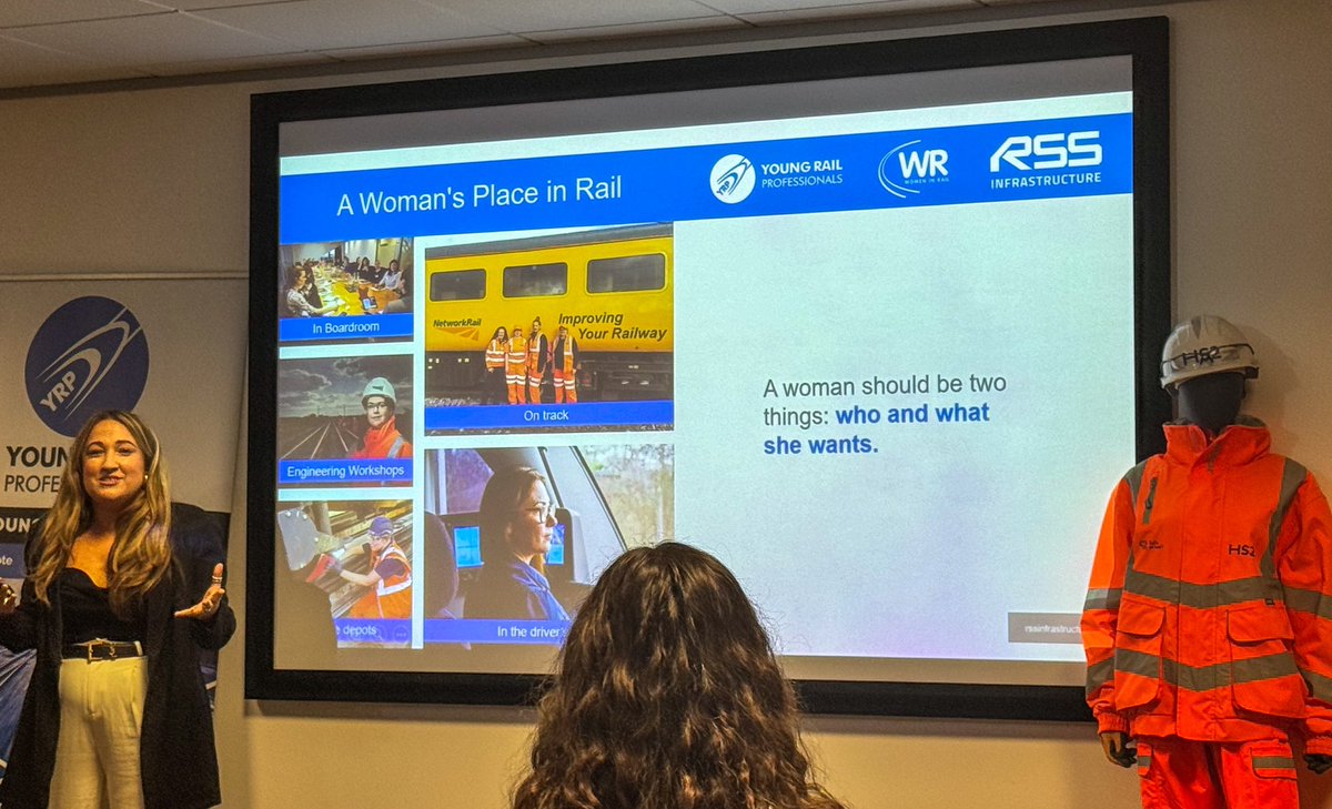 🚄💼 Had an inspiring evening at the 'A Woman's Place in Rail' event hosted by @youngrailpro and @WomeninRail 🌟 Discussions on equity, inclusion, and smashing stereotypes in the rail industry were impactful! Thanks @RSS_Infra for hosting! #diversity #equity