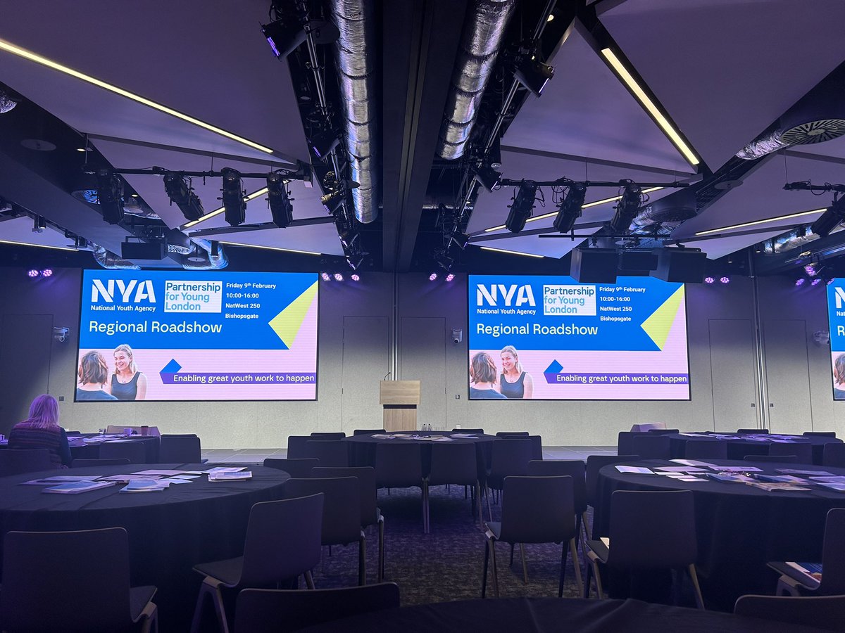 I’ve had a busy and productive week in London, and finishing the week by attending the @natyouthagency Regional Roadshow. Looking forward to meeting lots of new faces!