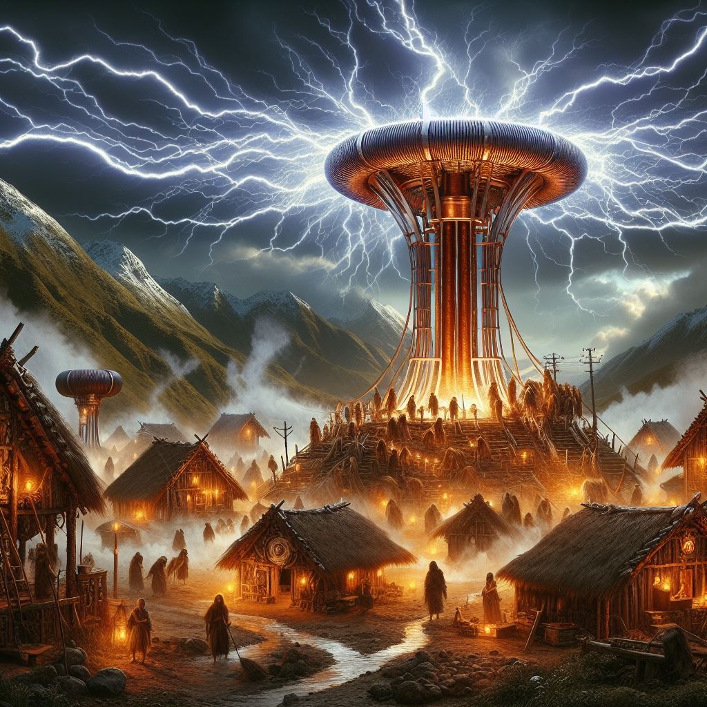 SanityRetention's tweet photo. "Maori invented electricity! Yes that's right! Entire Maori settlements were powered by what would be considered today to be 'Tesla Coils'. These devices were in use until Maori scientists perfected Anti-Matter reactor systems." #AdvancedCulture #LightsOn #Power #Satire #Tesla https://t.co/hbGORvtHUi