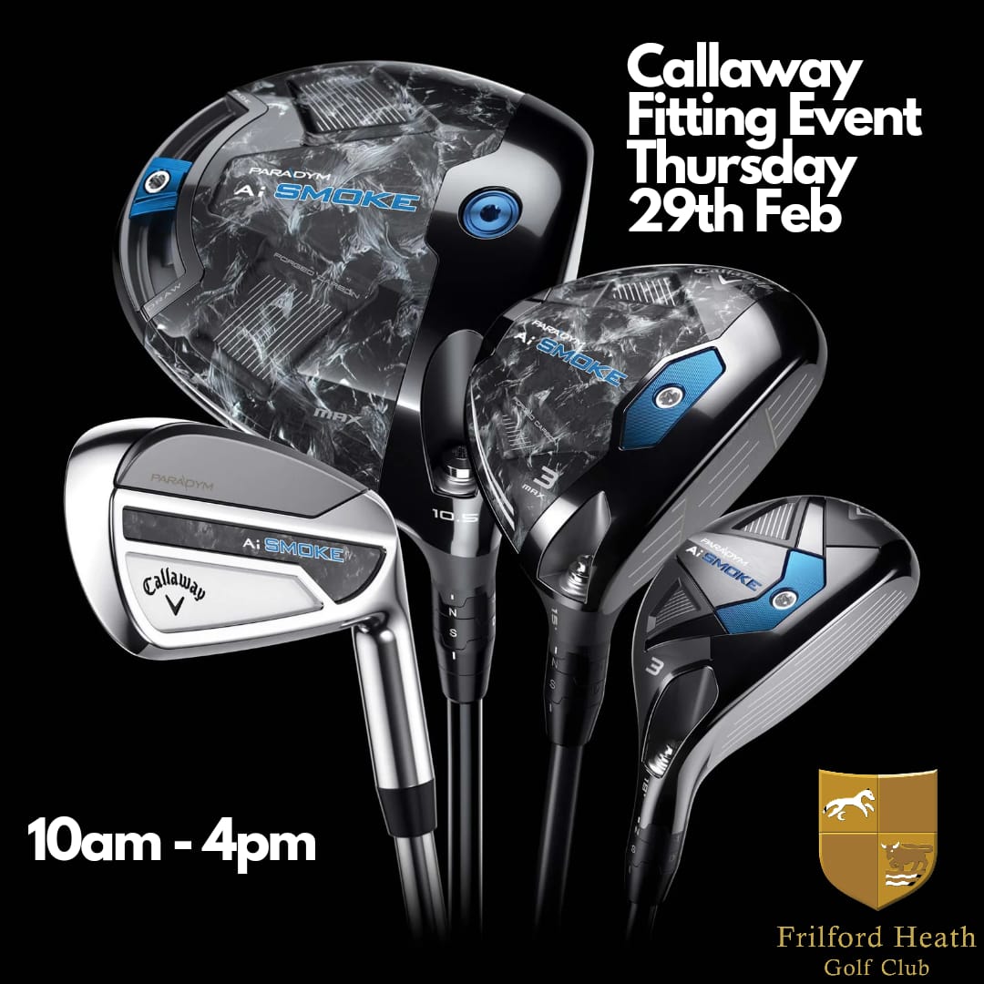 We are pleased to announce two great upcoming experiences at Frilford Heath. The experienced club fitters from both Callaway and Titleist will be on site for Members to test the latest equipment on offer ahead of the golf season. Please book a fitting by calling our Golf Shop.