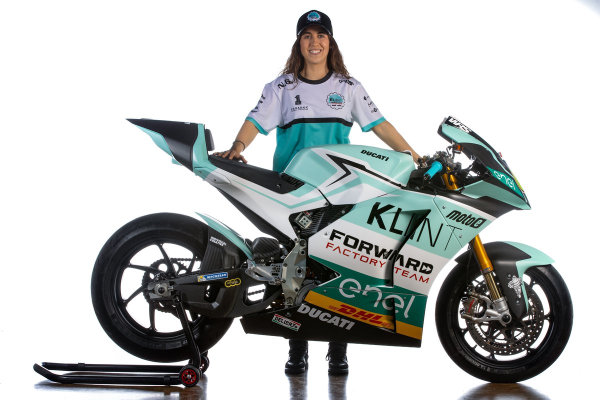 Swinxy's tweet photo. OFICIAL

María Herrera correrá el Mundial de MotoE 2024 con el Forward Racing