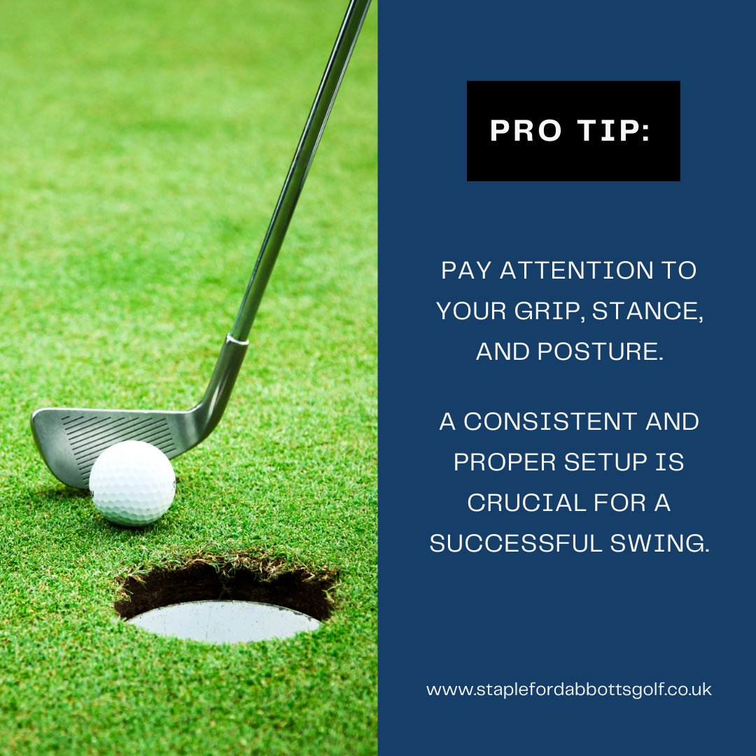 Incorporate our tips into your game and remember, improvement takes time and patience. Happy golfing! ⛳️🏌️‍♂️ Come and visit us - staplefordabbottsgolf.co.uk 📍Stapleford Abbotts Golf Club, Horsemanside, Tysea Hill, Romford, Essex RM41JU ⛳🏌🏻😎 #essex #londongolf #essexgolf