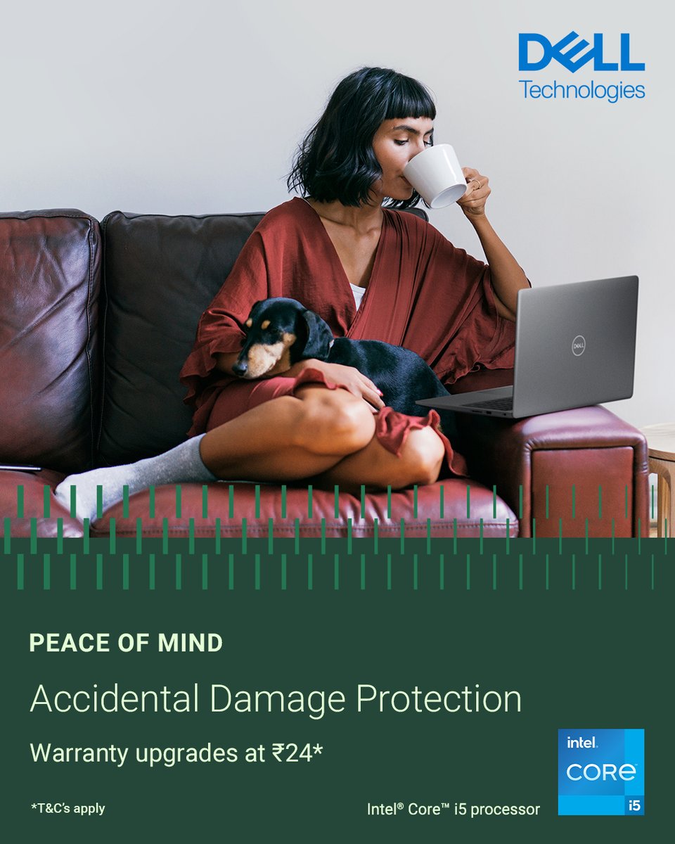 Dell_IN's tweet photo. Our Accidental Damage Protection* protects PCs from surges, spills, etc. Available on all #Inspiron 3000 models.

To shop, check your nearest Dell Exclusive Store or visit: https://t.co/2K6fFxIGtP
*T&amp;C's apply.

#AccidentalDamageProtection
@IntelIndia #IntelIndia #BetterTogether https://t.co/r4DFU3hQG1