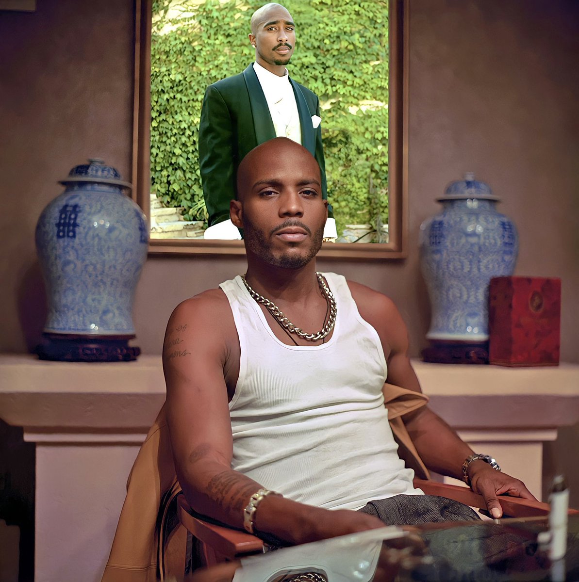UdjoOnome's tweet photo. Two men who couldn't be more indifferent, yet who inspires me either ways.
There was Makaveli and then came X!

#deathrowrecord #defjam #westside #Eastside https://t.co/lgrX6F4eyb