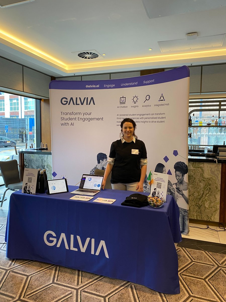 It's all go here at the <a href="/amosshe_uk/">AMOSSHE</a> Winter Conference! 📍
<a href="/KarinaKellyirl/">Karina Kelly</a> is at Stand 2 ready to chat about our award-winning student engagement platform! 
Drop by &amp; say hello! 😊
#amossheCPD #StudentSupport