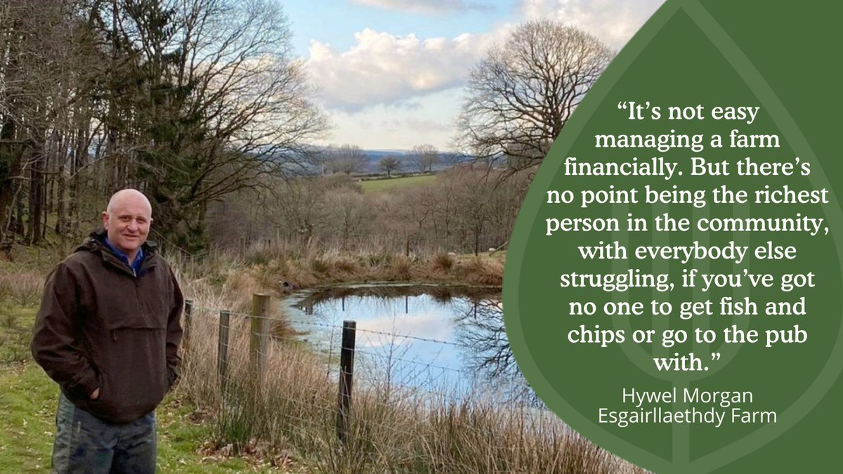 FFC_Commission's tweet photo. Hywel works for his family and community as much as for his farm business and he wants both to thrive.

Here, he talks about the challenges he faces &amp; how farmers can balance food, nature &amp; community 👇#FieldGuideForTheFuture
https://t.co/OyeSCLluGB https://t.co/JmG8pvh4bC