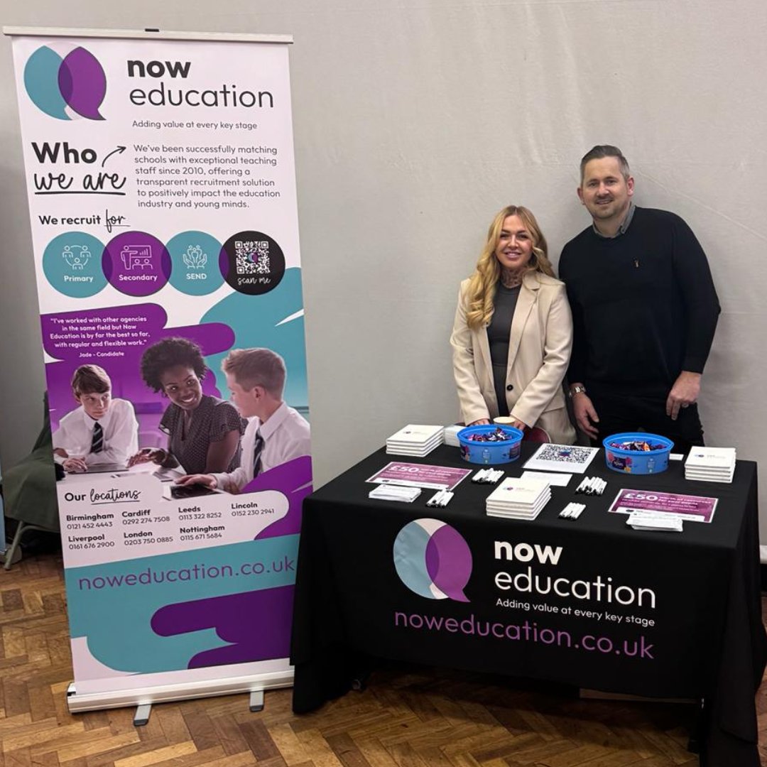 Today, Lydia and Curtis from Now Birmingham are attending the Midlands SEMH Conference. Our team will be on hand to discuss attracting and retaining SEMH professionals and how we are helping schools across the Midlands with their supply. noweducation.co.uk