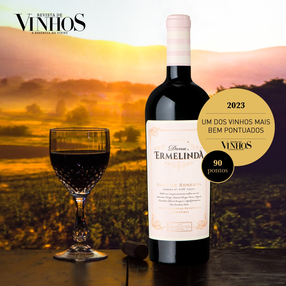 Fique a saber que o nosso Dona Ermelinda Grande Reserva foi um dos vinhos mais bem pontuados de 2023 pela Revista de Vinhos a Essência do Vinho.🍇

#casaermelindafreitas #ermelindawines #vinho #wine #winelovers