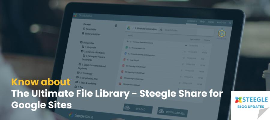 Steegle Share a comprehensive solution for managing and organizing files. It is the perfect tool for businesses and individuals looking to streamline their file management processes

steegle.com/intranets/faq/…

#Steegle #Intranet #Share #Drive #Googledrive #File #Library
