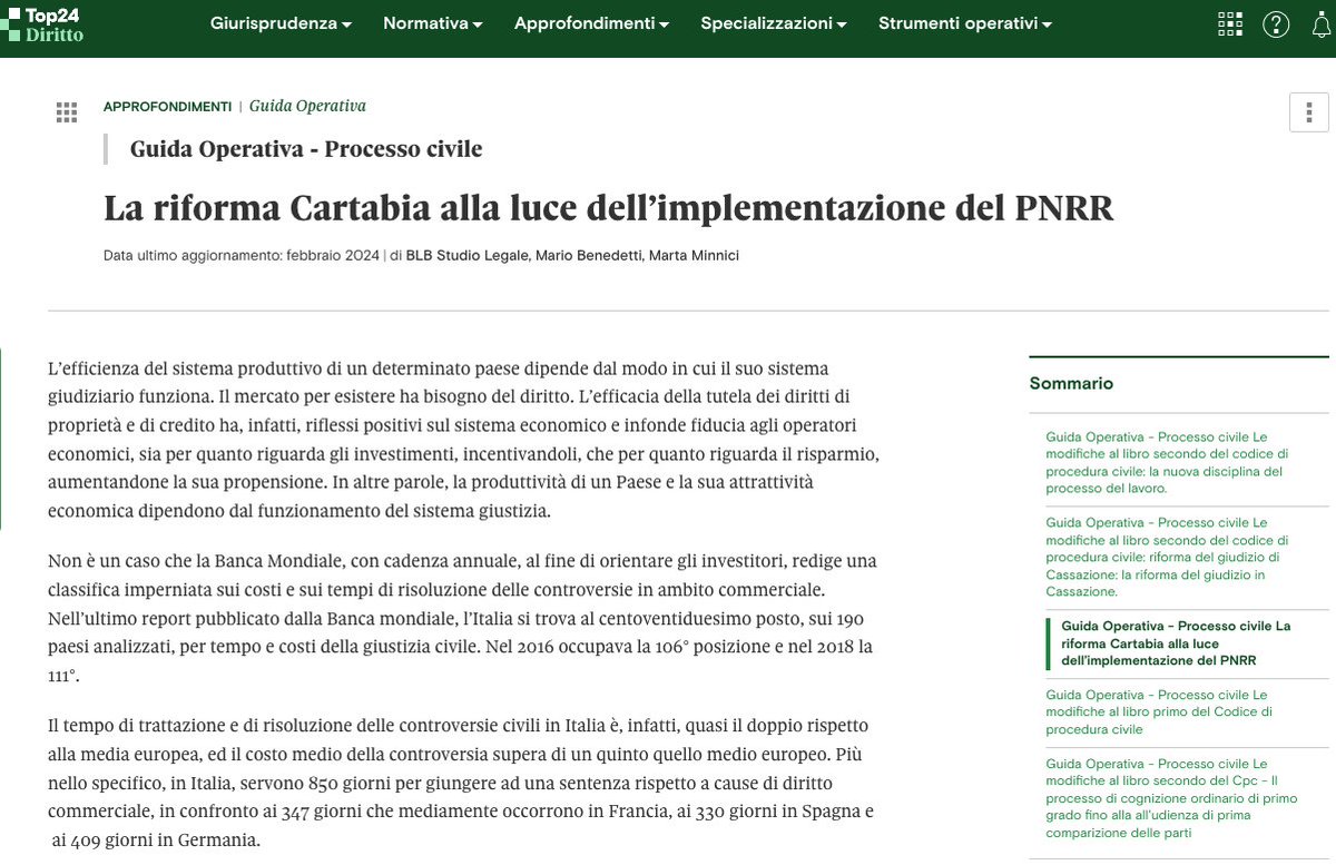 Post by BLBStudioLegale