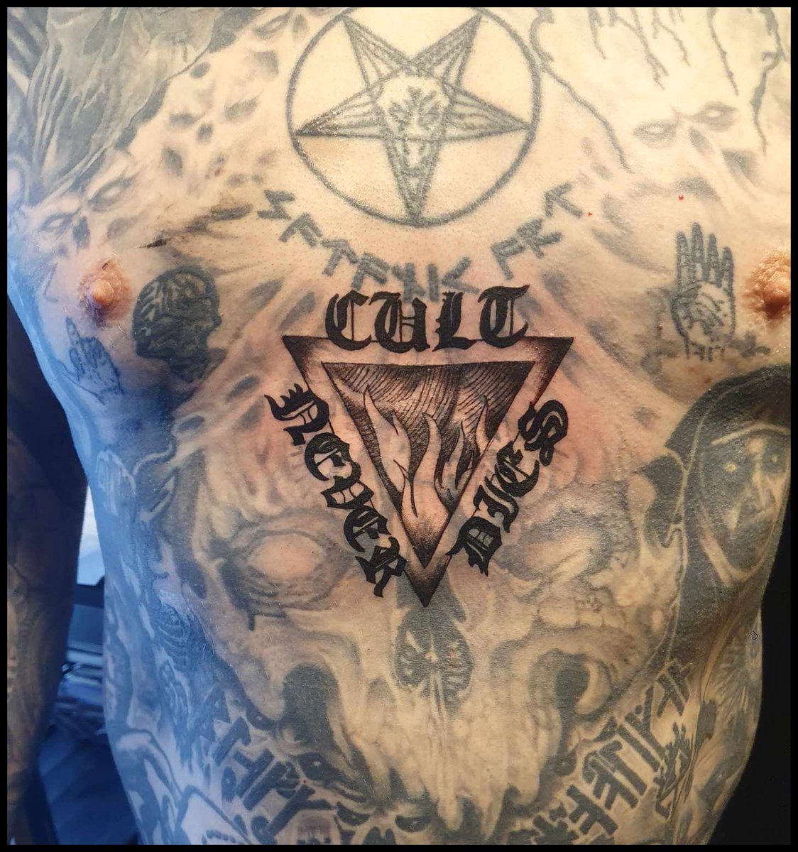The Black Cult private tattoo studio.