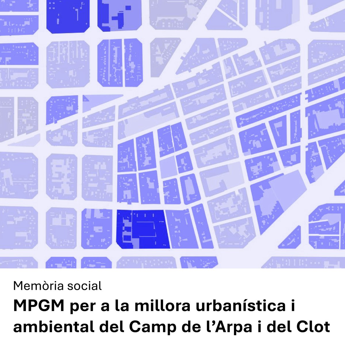 Recentment, hem redactat la Memòria social per la MPGM per a la millora urbanística i ambiental dels barris del Camp de l'Arpa i el Clot. 

#jornetlloppastor
#igremapslp
#MCRIT
#ClavellCanalsConsulting
#VilanovaMoyaArquitectes
#300000kms
#PromoAssessors
#barcelona_cat