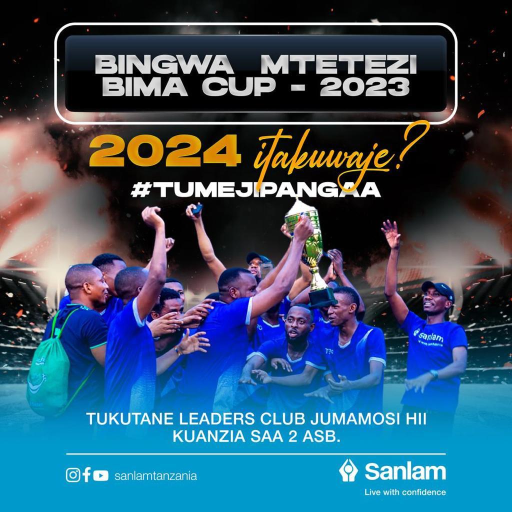 SanlamTz's tweet photo. Tukutane Jumamosi hii tarehe 10.02.2024 katika viwanja vya Leaders - DSM kushuhudia Team yako ya Ushindi #SanlamFootballClub ikibeba Kombe kwa mara nyingine tena.  #SisiNdioMabingwa   #TumejipangaZaidi2024 #SalimikaNaSanlam #IshiKwaKujiamini  #Sanlam: - #LiveWithConfidence https://t.co/P9RIwBQbnp