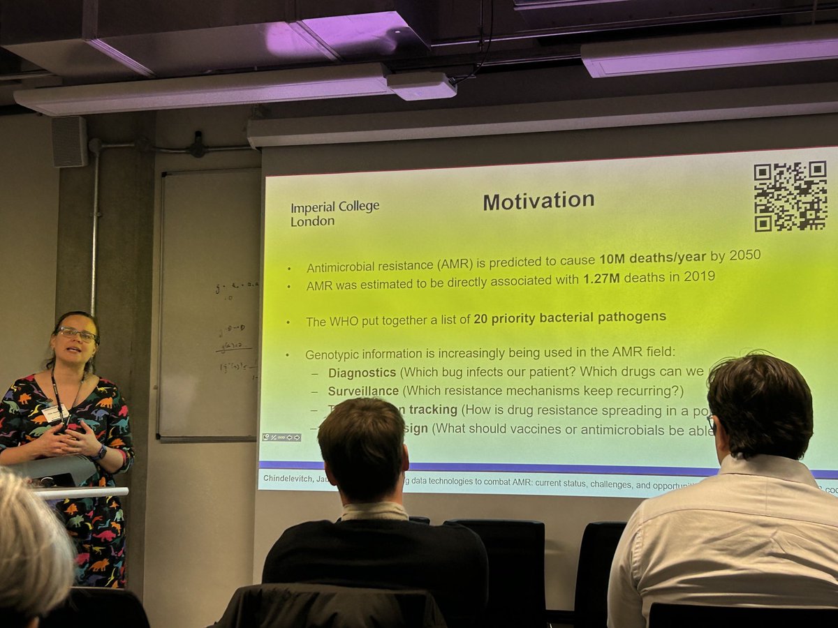 drAnand_Shah_'s tweet photo. Importance of #AMR and use of #AI to aid genotype-phenotype relationship ⁦@ImperialSPH⁩ ⁦@BRCinfection⁩ https://t.co/4p4tsaFSUY