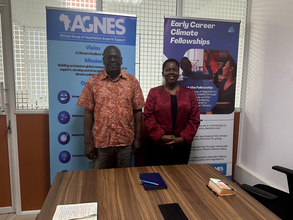 Had a fantastic morning hosting Edith Adera from @AfDB_Group at our AGNES  offices in Nairobi. She commended AGNES for its remarkable progress since  2015, noting our pivotal role as a knowledge powerhouse
