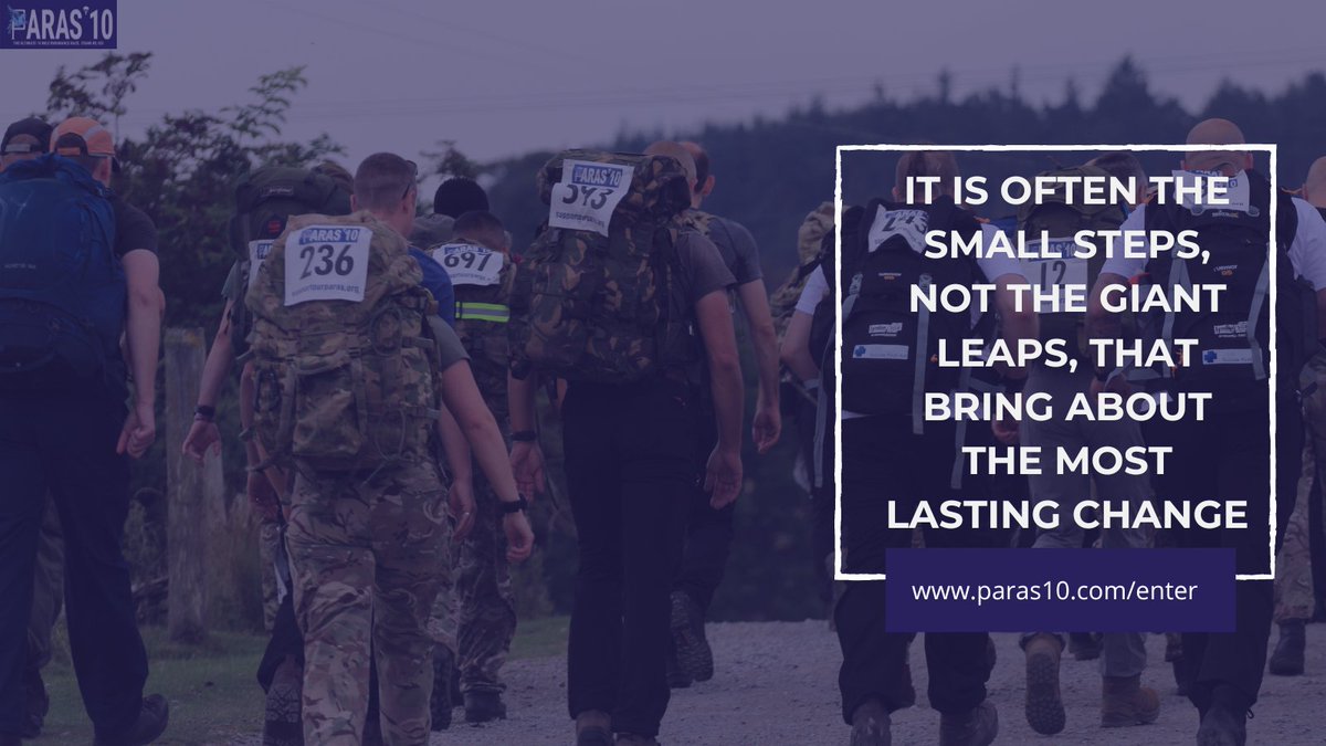 Consider this your sign to take a 'small step' & enter PARAS'10 Catterick 2024. With 232 days until you hear us shouting 'Stand by, GO!' over the breezy hills of Catterick Garrison, there's time enough for anyone to make it their year. paras10.com/enter #feelgoodfriday