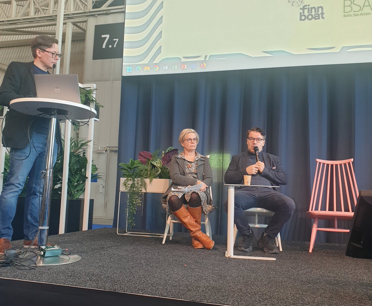 Pieta Jarva (@pietajarva) on Twitter photo Välillä turhauttaa miksei Itämeri ole tällä työllä jo kunnossa. Pitää myös ymmärtää miten paljon on saatu aikaan ja tuhoilta vältytty!
Hyvä muistutus <a href="/VilleNiinisto/">Ville Niinistö</a> tänään #venemessut @BSAG_ :n paneelissa! Välillä turhauttaa miksei Itämeri ole tällä työllä jo kunnossa. Pitää myös ymmärtää miten paljon on saatu aikaan ja tuhoilta vältytty!
Hyvä muistutus <a href="/VilleNiinisto/">Ville Niinistö</a> tänään #venemessut @BSAG_ :n paneelissa!