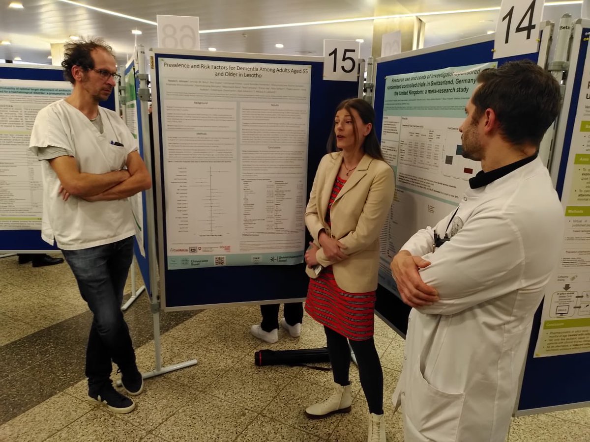 ClinEpiBasel's tweet photo. Yesterday the Department of Clinical Research Basel hosted its annual Clinical Research day that showcases the work of the departments most talented researchers. Congratulations to all our presenters and a special mention to Jennifer Brown and Thomas Stojanov for their awards! https://t.co/FP59aJmoAg