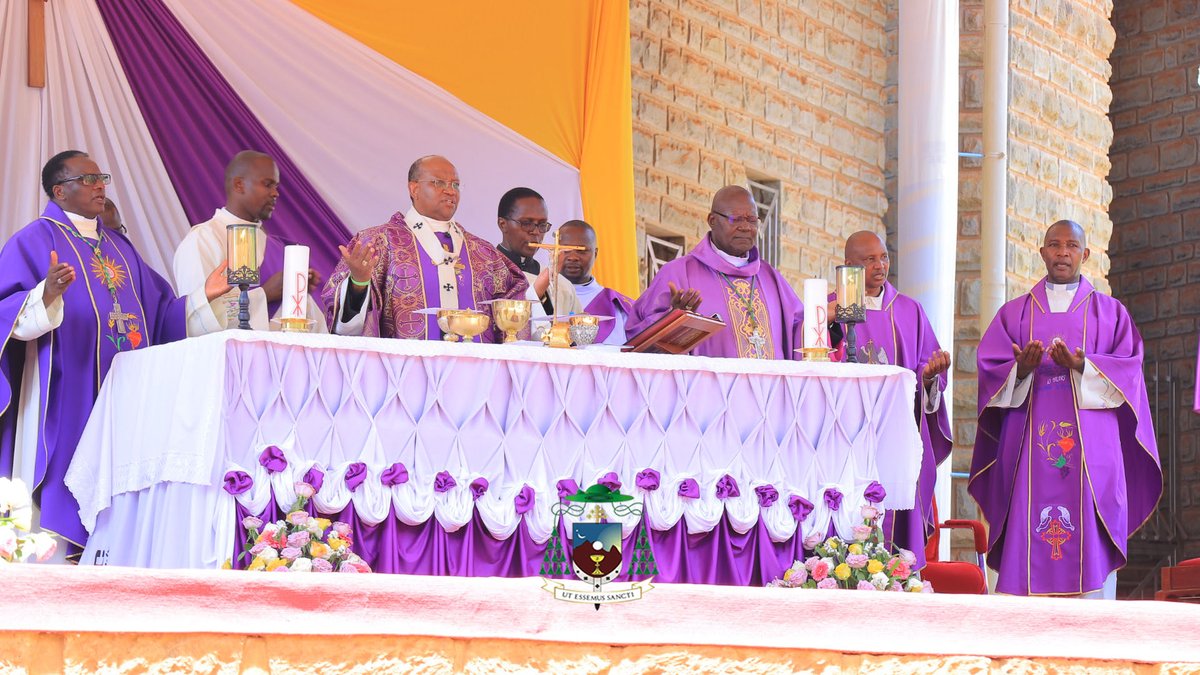'Integrity for a Just Nation' Today, we celebrate the launch of the 2024 National Lenten Campaign Program at the Catholic Diocese of Embu. Led by Archbishop Anthony Muheria, the event is graced by the esteemed presence of Bishop John Oballa Owaa and Bishop Paul Kariuki Njiru.