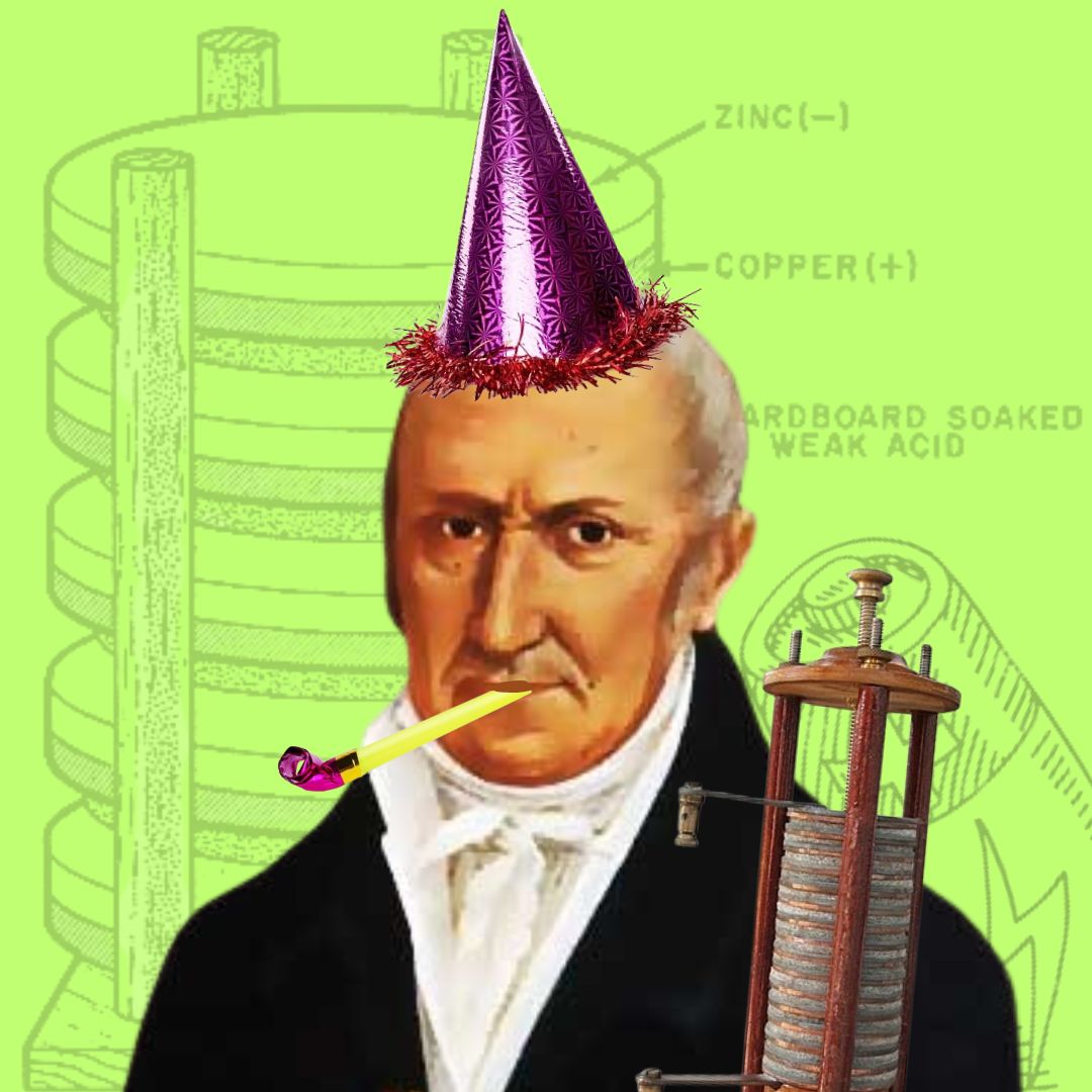 EPBA_batteries's tweet photo. 🥳 Happy birthday to #AlessandroVolta, inventor of the #battery 🔋⚡From small essentials like watches to powering huge systems, batteries truly light up our world!💡 Check out our article on the history of the battery: https://t.co/0aQ4IIGvuc #InternationalBatteryDay https://t.co/ZhK5ianSfD