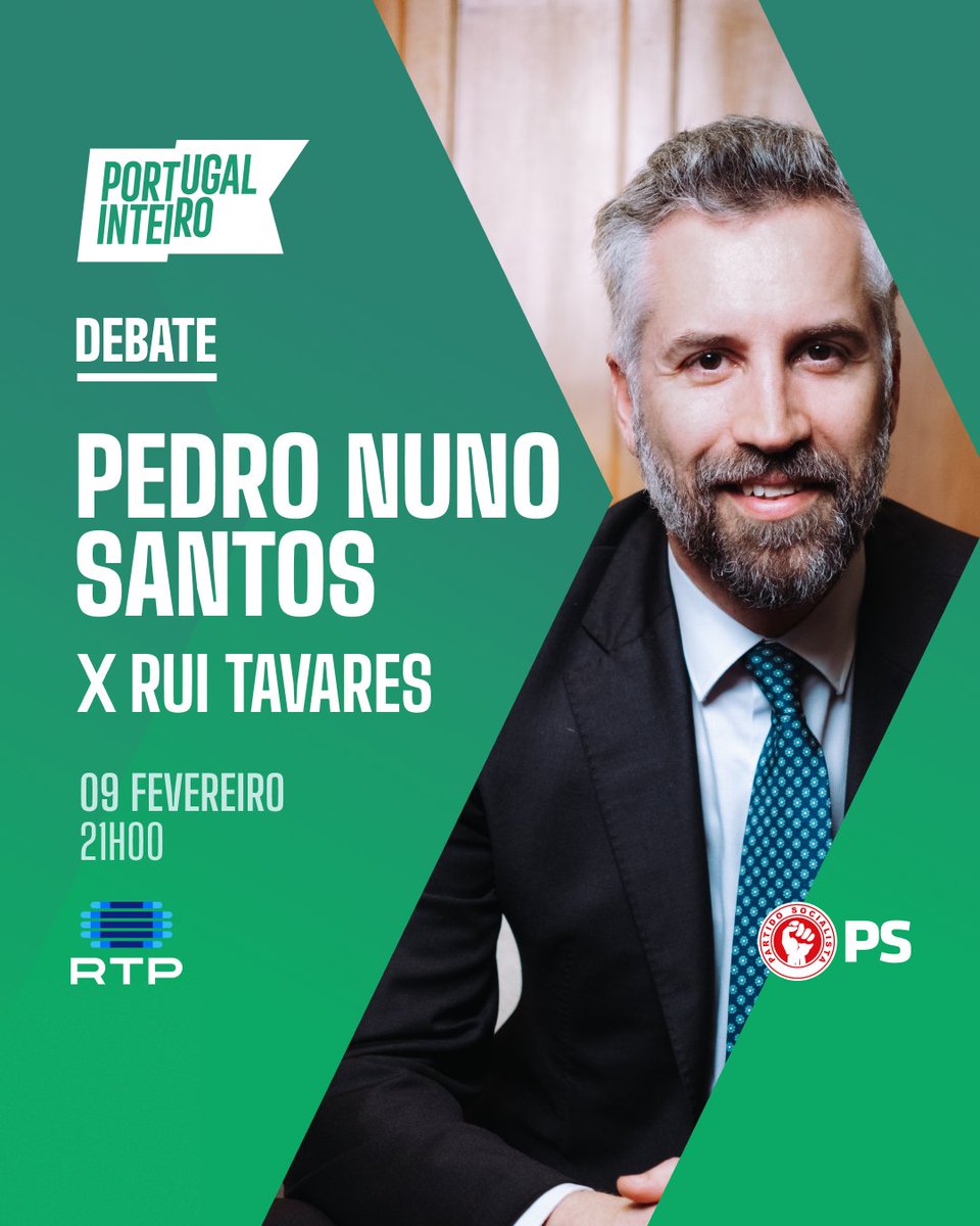 psocialista's tweet photo. Todos os debates contam e o desta noite, com o Livre, não pode ser excepção para quem defende a cultura democrática e pretende esclarecer os Portugueses sobre as suas opções para os próximos anos. Mais logo, a partir das 21 horas, na RTP. Contamos com todos!

#PortugalInteiro
#MaisAção
#PartidoSocialista